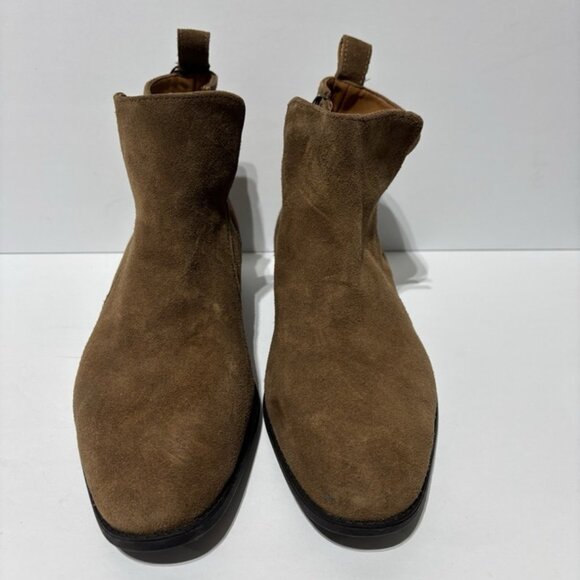 Zara Men’s Brown Suede Chelsea Boots, Size EUR 40, US 7 M - Picture 3 of 5